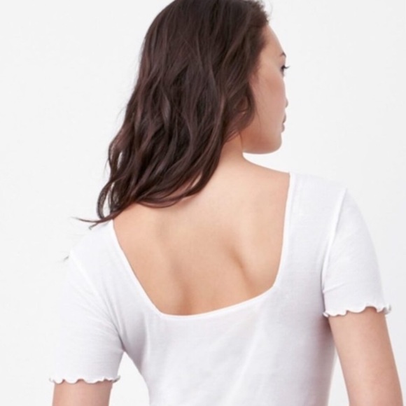 VETTA | Black Convertible Ribbed Tee - Picture 5 of 9